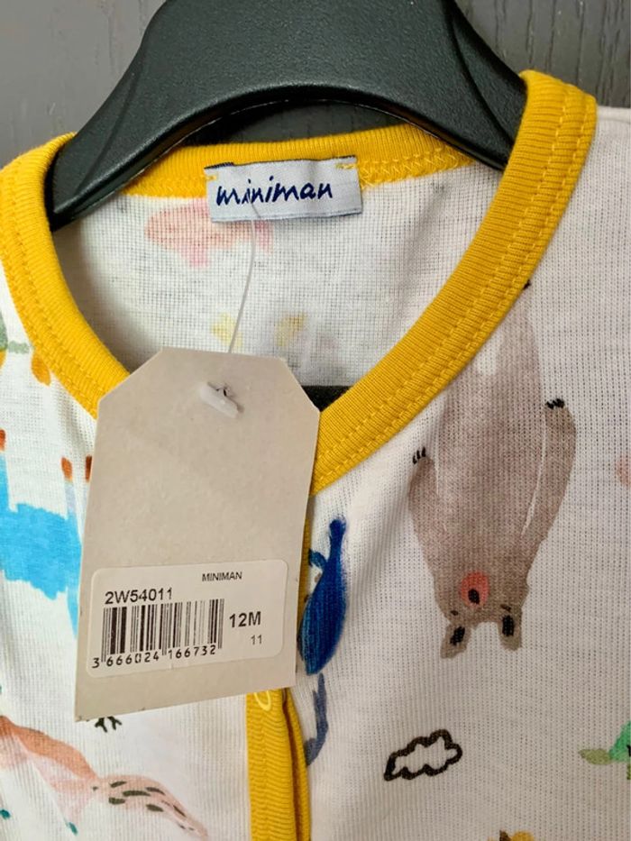 Pyjama Miniman animaux - 12mois - photo numéro 2