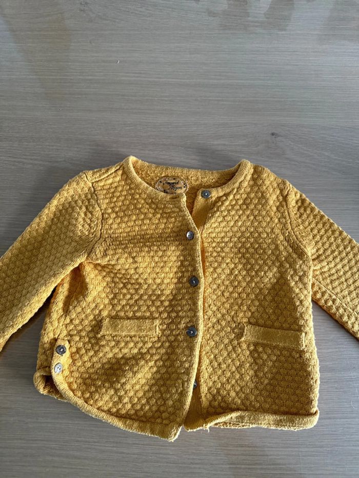 Gilet moutarde 3 ans sergent major