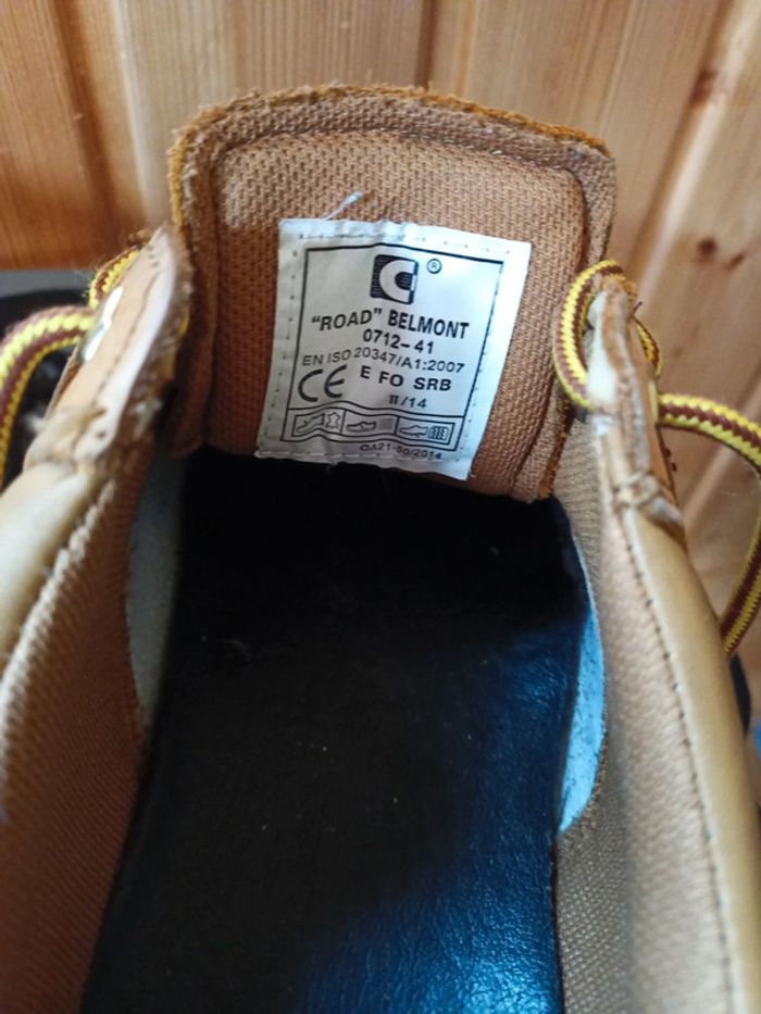 Chaussures homme moutarde Road99 pointure 41 - photo numéro 16