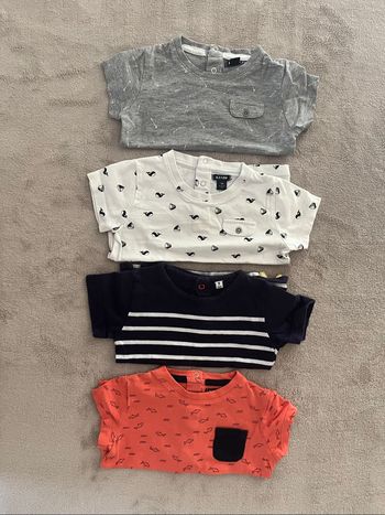 Lot de tshirts bébé 9 mois