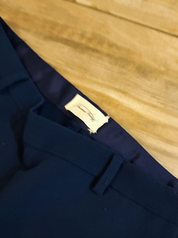 Pantalon fluide bleu canard American Vintage Taille XS - photo numéro 3
