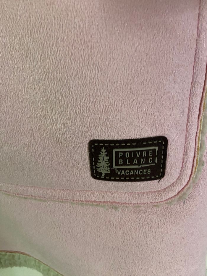 Manteau Duffle-Coat Rose Poivre Blanc – Taille 14 ans - photo numéro 5