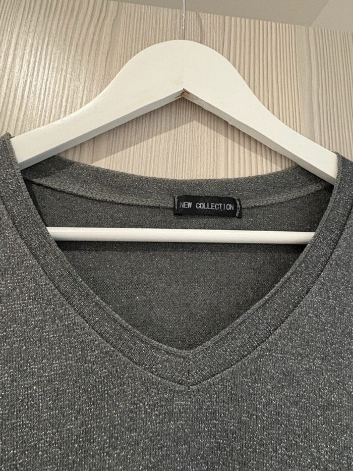 Tunique grise argentée New collection fabriqué en Italie taille unique - photo numéro 3