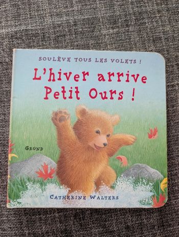 Livre l'hiver arrive petit ours