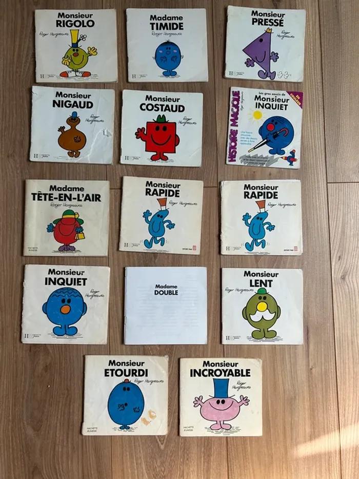 Gros lot de 14 livres monsieur madame bonhomme