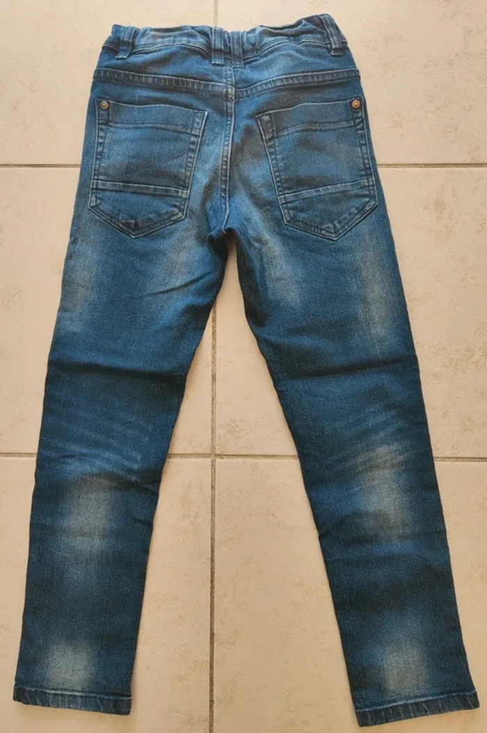 Jean 👖 bleu Pepperts taille 8-9 ans - photo numéro 6