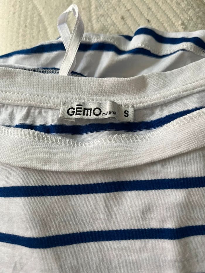 Tee shirt grossesse Gemo taille S - photo numéro 2