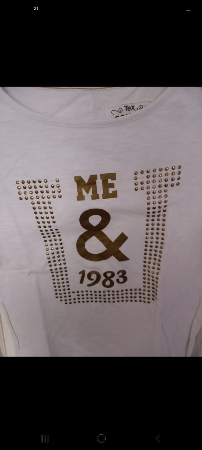 T-shirt manches longues 14 ans - photo numéro 2