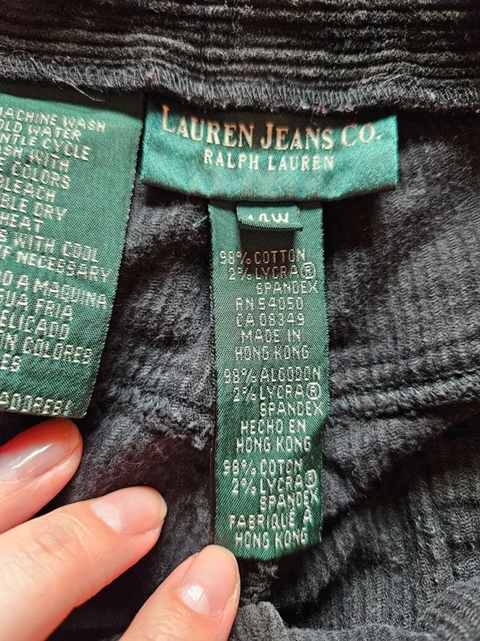 pantalon en velours Lauren Ralph Lauren – taille 46/48 - photo numéro 5
