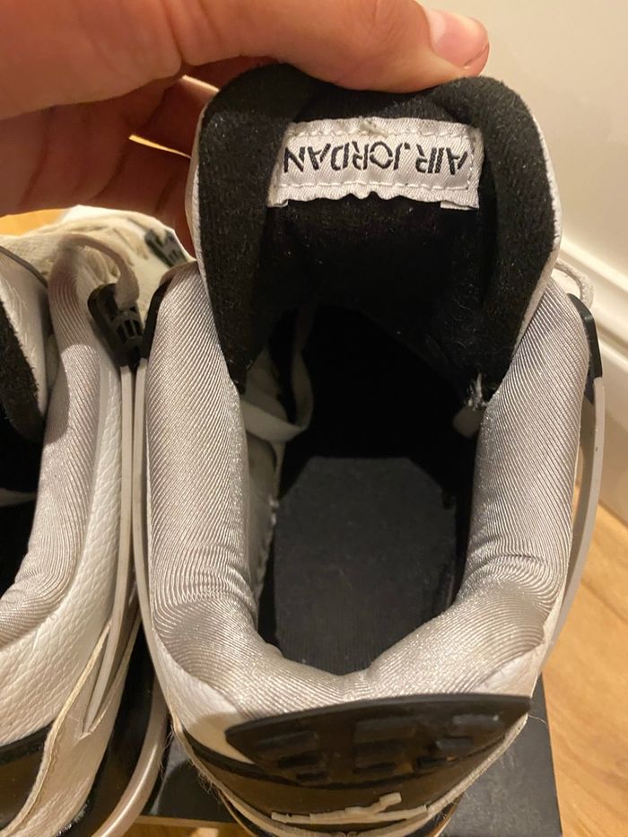 Air Jordan 4 Retro White black – Taille 45 - photo numéro 5