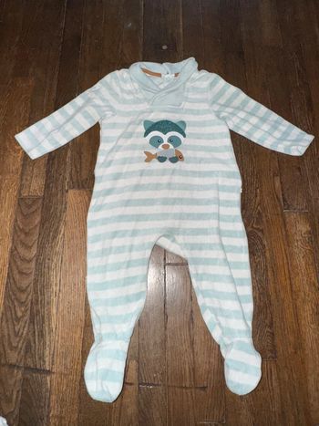 Pyjama velour obaibi 18 mois