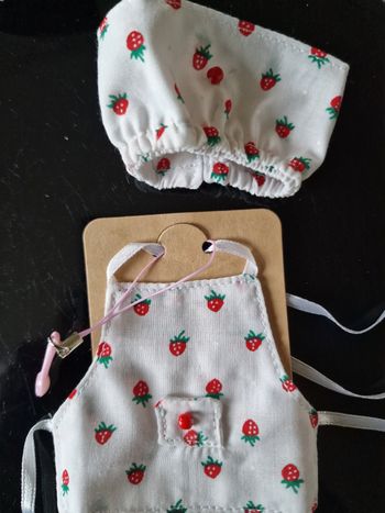 Tablier poupée style labubu