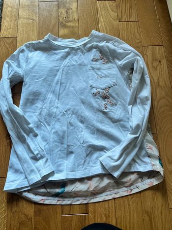 T-shirt manches longues fleurs