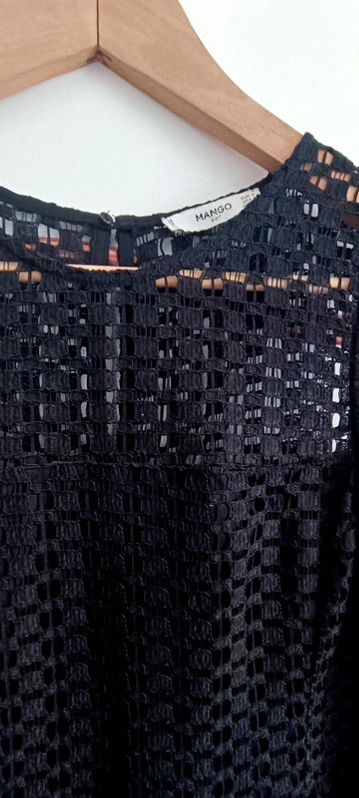 Très Jolie petite robe noire Mango suit Taille S - photo numéro 3