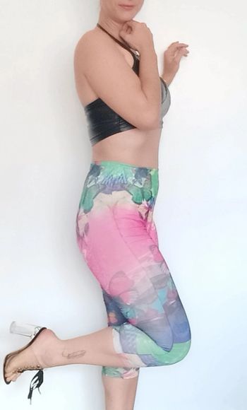 Leggings pantacourt coloré neuf