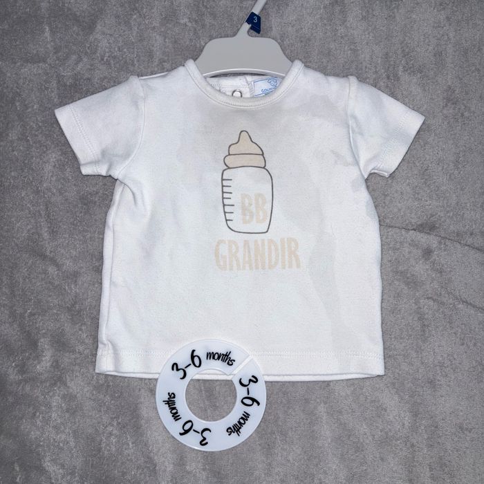 Lot tee shirt bébé fille 3 mois - photo numéro 3