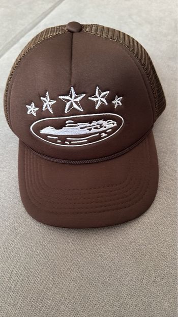 Casquette trucker Corteiz marron