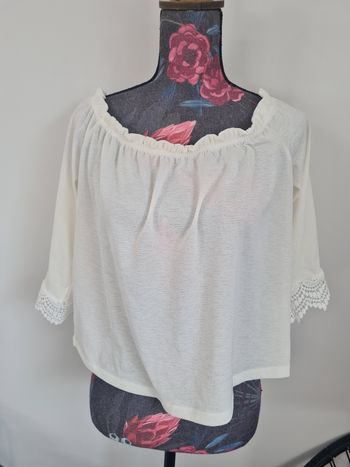 Blouse écrue jennyfer