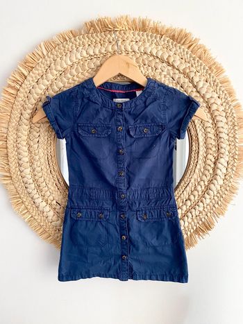 Robe bleue Okaidi 4 ans / 102 cm très bon état