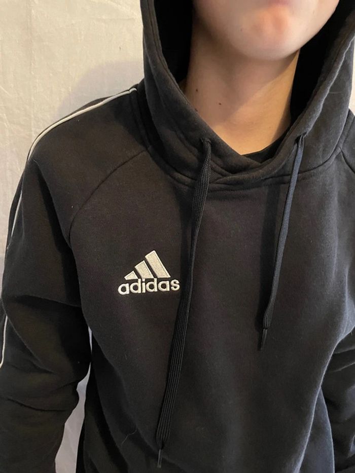 Sweat & sweat à capuche adidas noir taille M - photo numéro 2