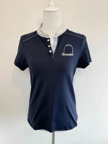Polo d'équitation femme Cavallo marine taille 40 parfait état
