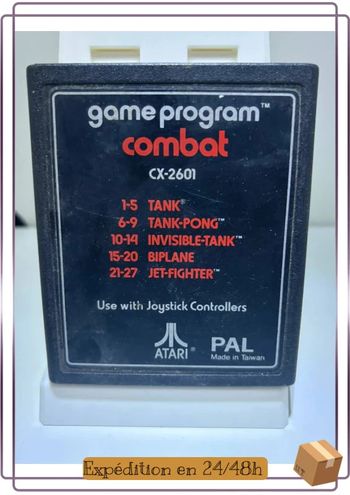 Game program combat atari