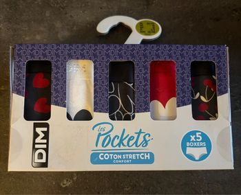 Lot de 5 boxers femme ,Dim,taille EUR(38/40)