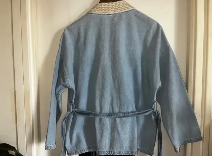 Superbe Veste Kimono en jeans , taille S, Neuf - H2O - photo numéro 12