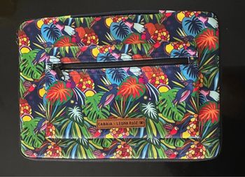 Pochette ordinateur Leona rose cabaia