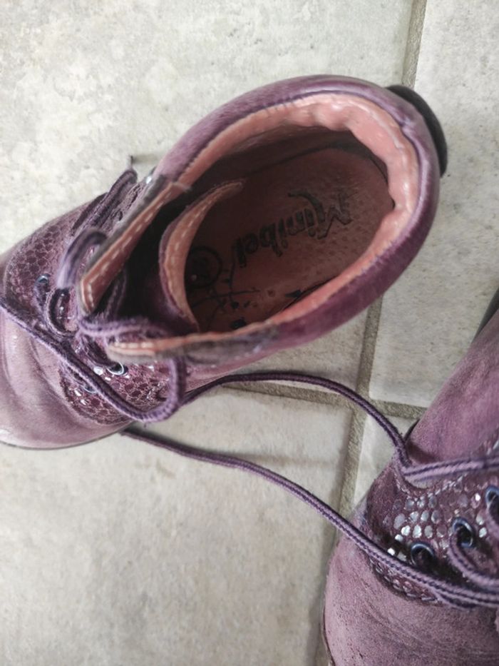 Chaussures minibel en cuir - photo numéro 5