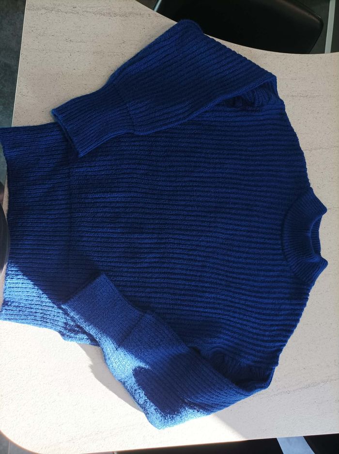 Pull bleu femme - photo numéro 2