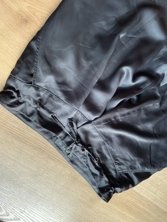 Sarouel noir satin Barbara Bui T38 femme élégant - photo numéro 3