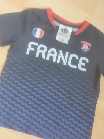 Thsirt maillot football manches courtes Euro2020 France 6ans