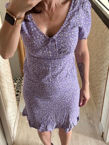 Robe courte été parme 