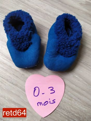 chaussons bébé 0-3 mois