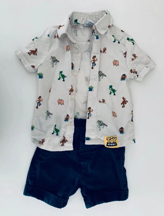 Chemise + short toy story