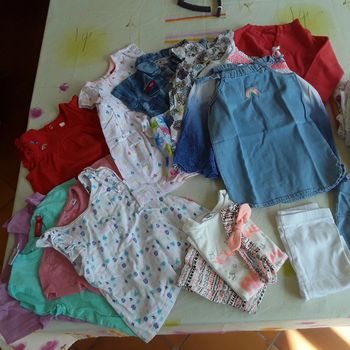 Lot vêtements bébé fille 12 mois été