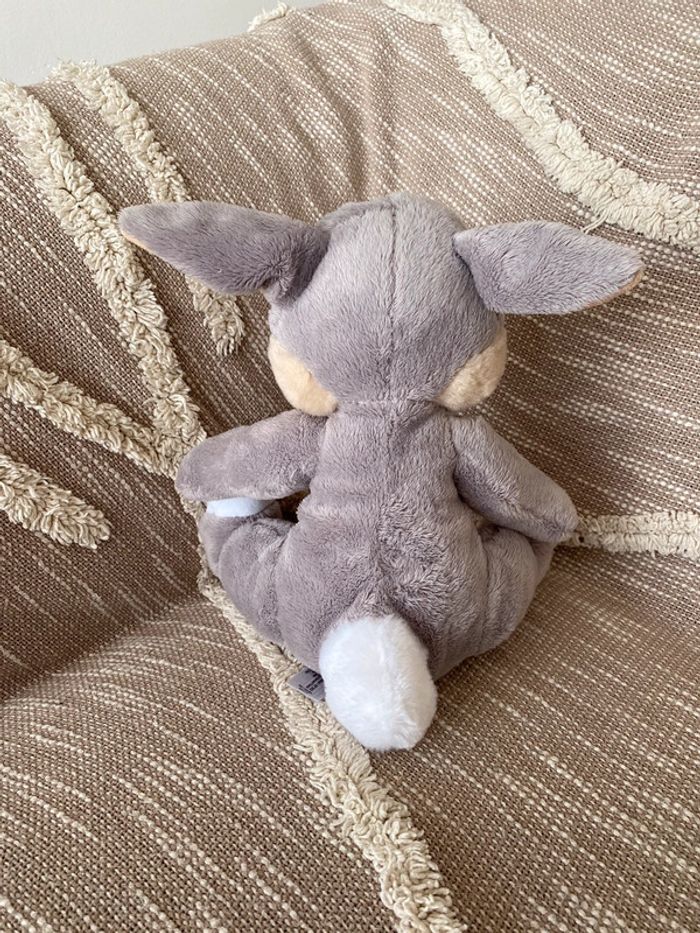 Peluche doudou 30cm Disney panpan lapin gris très bon état - photo numéro 3