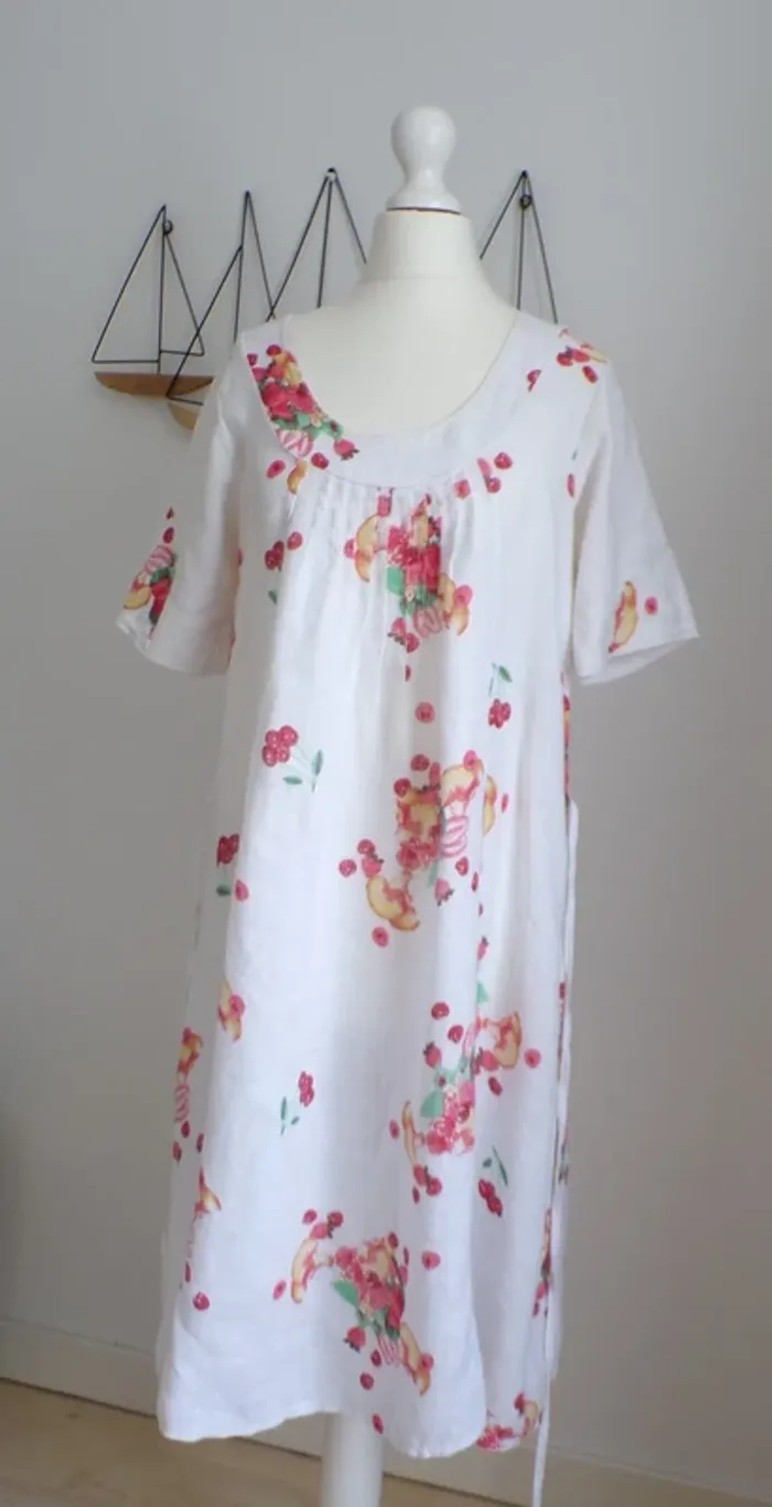 Robe lin_motifs été Talia Benson - photo numéro 8