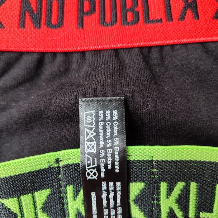 Lot de 3 boxers noirs en coton pour homme taille L, No Publik - photo numéro 4