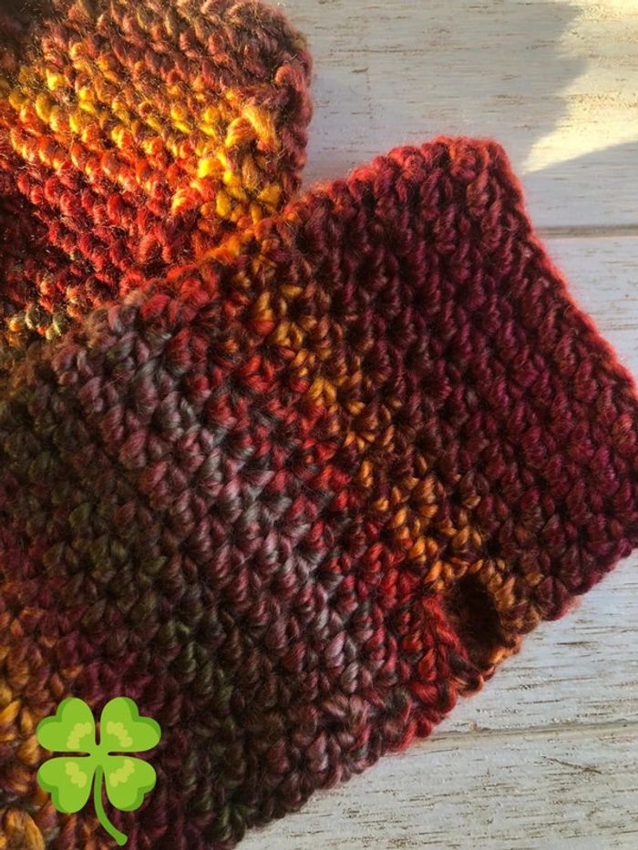 Mitaines colorées au crochet - photo numéro 3