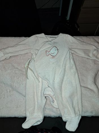 Pyjamas 1 mois avec gants