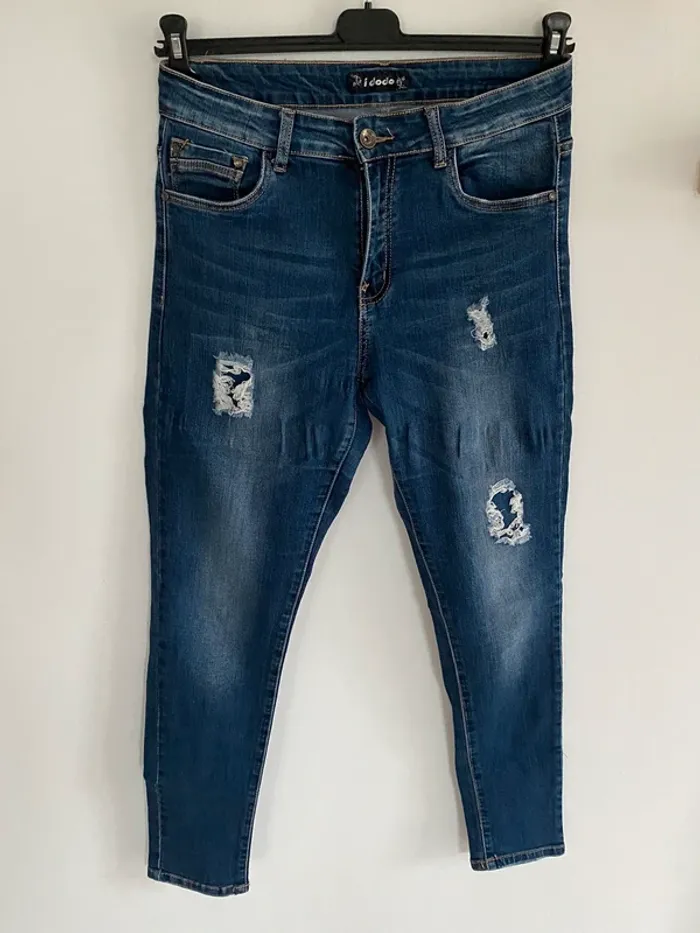 Jeans I DODO bleu avec trou