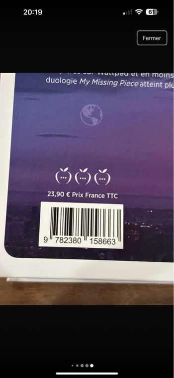 Livre « my missing pièce » TOME 2