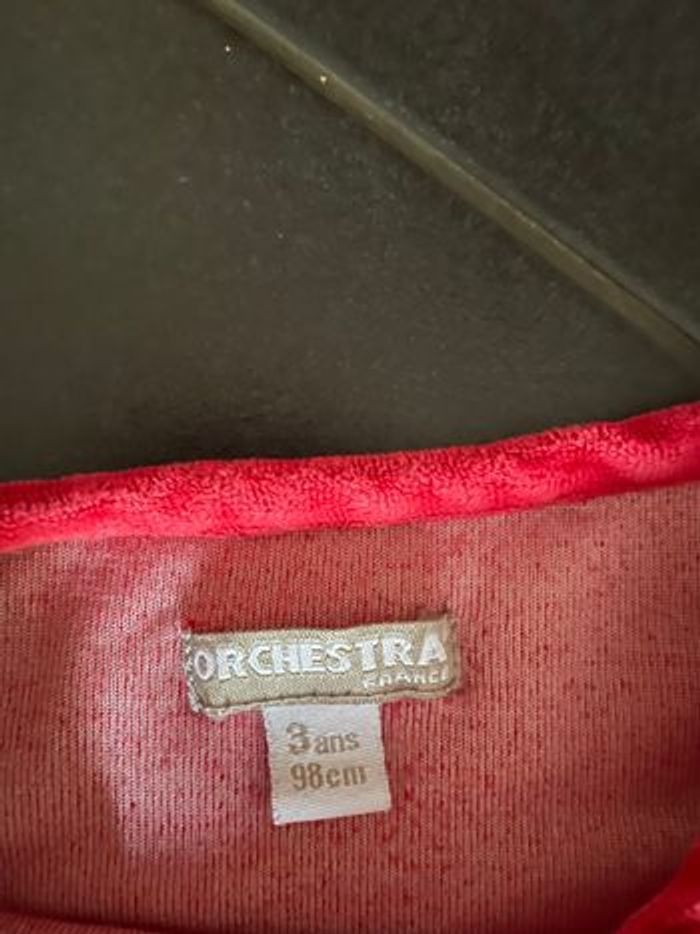 Pyjama de Noël velours Orchestra 3 ans - photo numéro 2