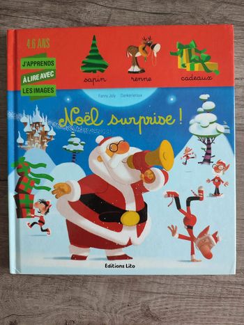 Livre Noël Surprise ! ( J'apprends à lire avec les images ) Editions Lito
