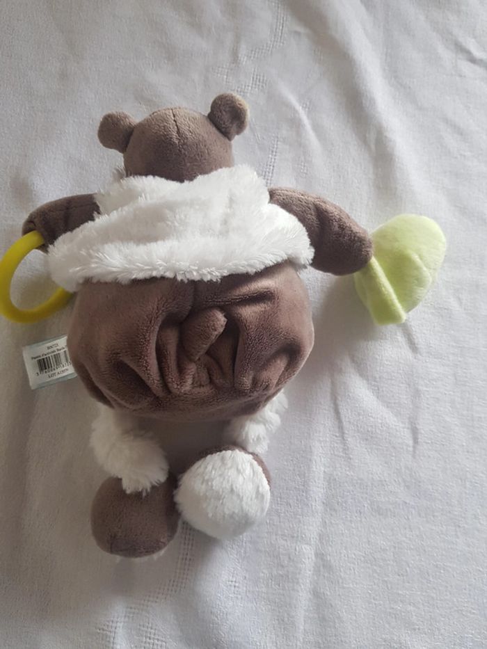 Peluche  hippopotame  babynat - photo numéro 3