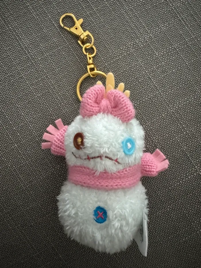 Keychain peluche Disney de souillon / scrump ( stitch )
