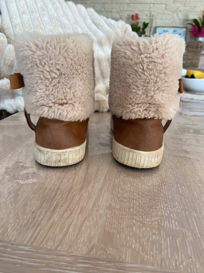 Bottines fourrée, fille, 35 - photo numéro 3