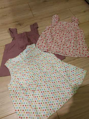 Blouses fille été sans manche